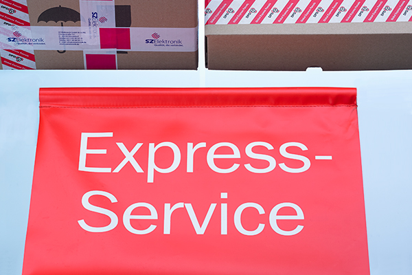 Express Service blau neu